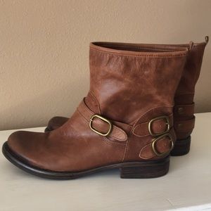 Lucky Brand brown Moto boot, size 10